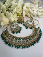 Jade Green Choker Set