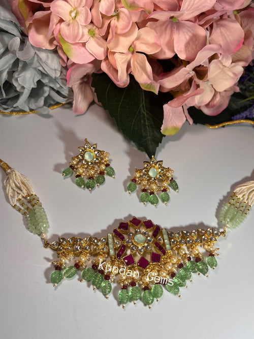 Pachi Kundan Choker Set