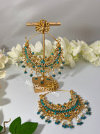 Amarpali oversized blue earrings