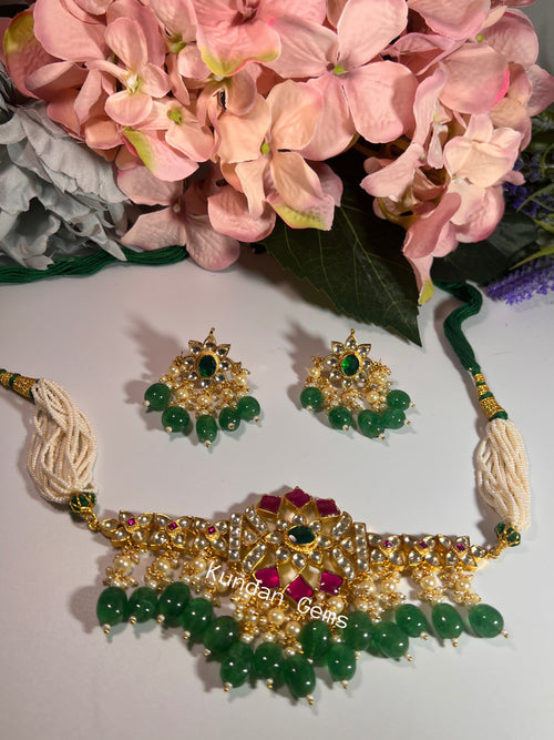 Pachi Kundan Choker Set