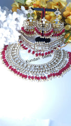 Pinkish Redish 4 piece mirror set